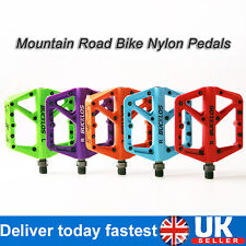 Mountain Road Bicycle Sealed Bearing Wide Nylon Pedal Platform MTB Bike Pedals