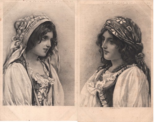Faulkner co postcards - c.w.,