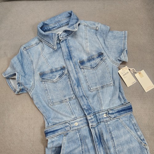 Good american denim jumpsuit - denim,