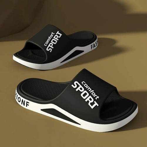 Slip sliders sandals - slip-on, mens