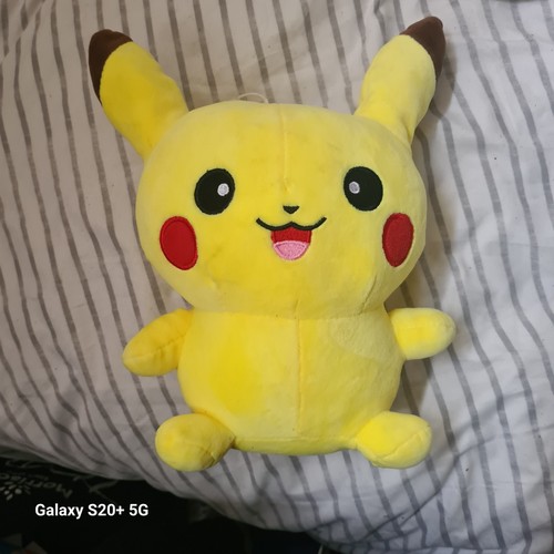 Soft cuddly pikachu plush - cuddly, toy