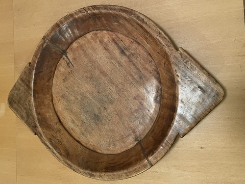Large antique indian wooden - large,