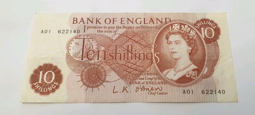 Shilling bank note - 10,