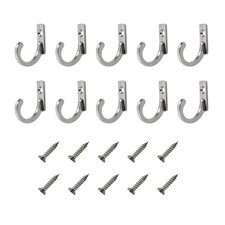 10x Vintage Coat Hooks Wall