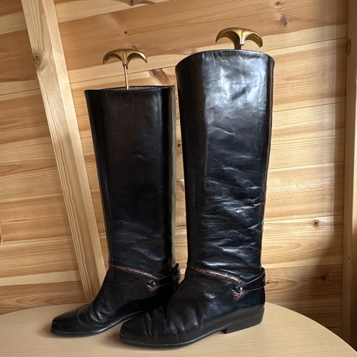 Vintage harrods black leather - harrods,