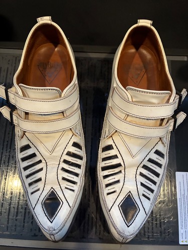 Men john fluevog - men's, white