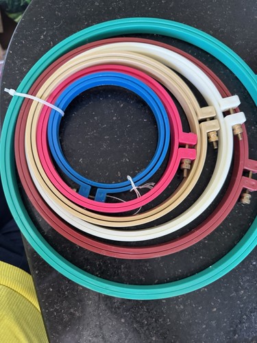 Set plastic embroidery - set, x6