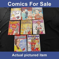 Deadline comic magazine job lot x 8 - Tank Girl - rarer late issues (LOT#14238)