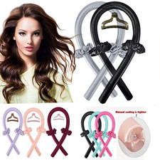 Heatless Curling Rod & Silk Ribbon Set - Soft Hair Curlers Headband for Women