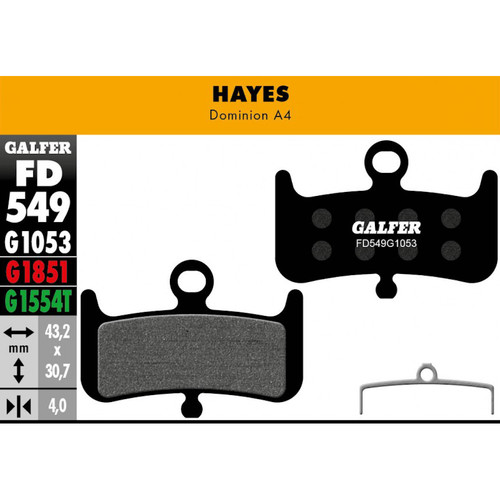 Galfer hayes dominion brake - hayes,