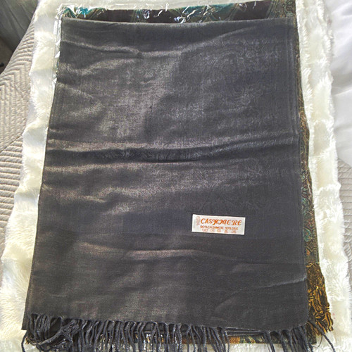 Grey cashmere silk blend - grey,