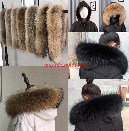 Real raccoon fur collar - real,