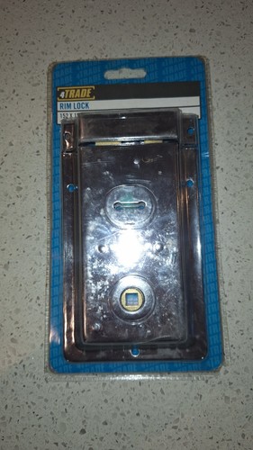 Traditional crome rim lock - ,