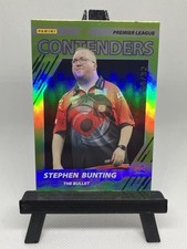 Stephen Bunting Light Green 5/32 Contenders Panini Premier League Darts 2025