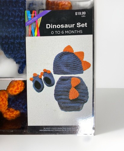 Adorable knit dinosaur set - knit,