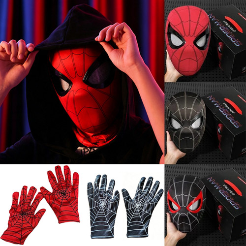 Halloween spiderman helmet eye - helmet,