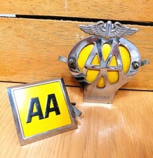 AA Car Badges Emblems Retro