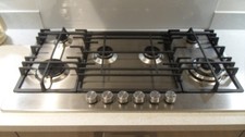 Electrolux EGG9363NOX Stainless steel 6 Burner Gas Hob Silver (L)90cm, (D)51cm 