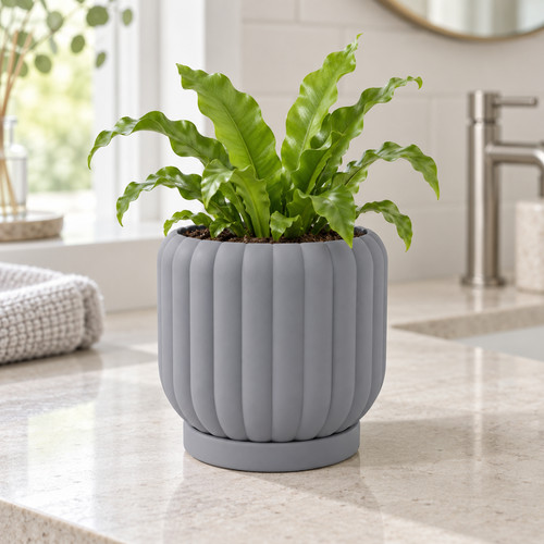 Ceramic style ribbed indoor - ceramic,