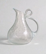 Vintage Clear Crackle Glass