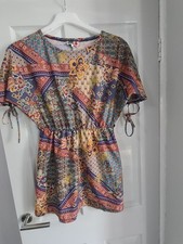 CHELSEA GIRL MULTICOLOURED FLORAL DRESS WOMEN'S SIZE 12   (C)