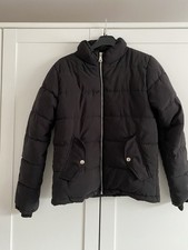 boohoo black puffer jacket