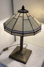 Vintage Art Deco Tiffany Style Table Lamp