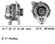 Alternator 90AMP for
