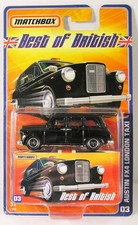 MINT W SEALED CARD MATCHBOX AUSTIN FX4 LONDON TAXI CAB 2006 BEST OF BRITISH AOY