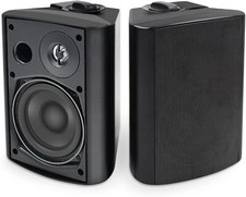 Herdio 5.25" Indoor Outdoor Bluetooth Speakers Patio Wireless Wall Mount 300W