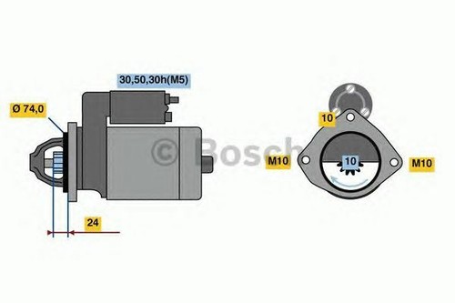 Engine starter motor - starter, oe