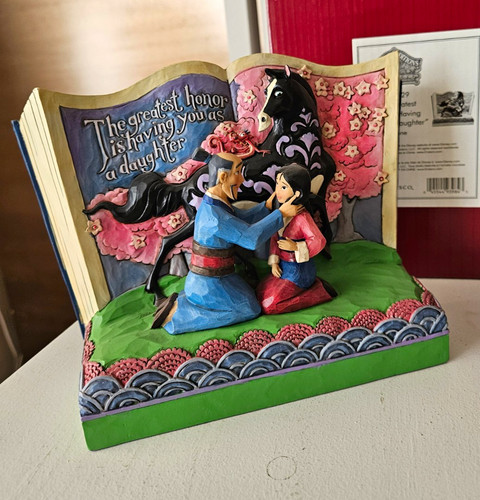 Enesco disney mulan book scene - mulan,