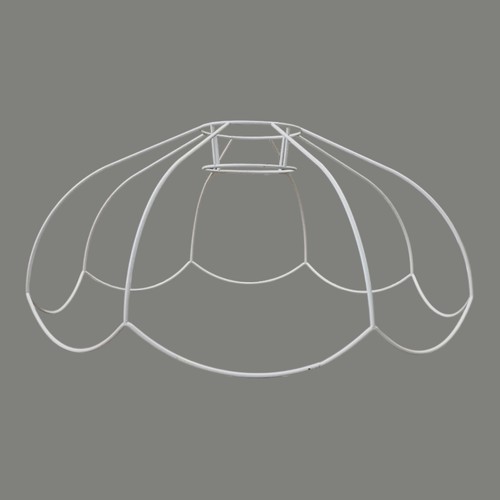 Domed scallop frame inch - domed,