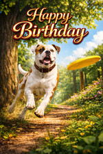 American bulldog birthday - american,