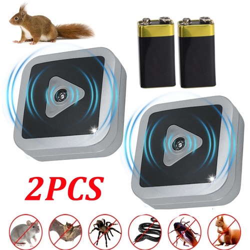 2pc ultrasonic mouse repeller - mouse,