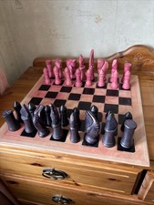 SoapStone Chess Set African
