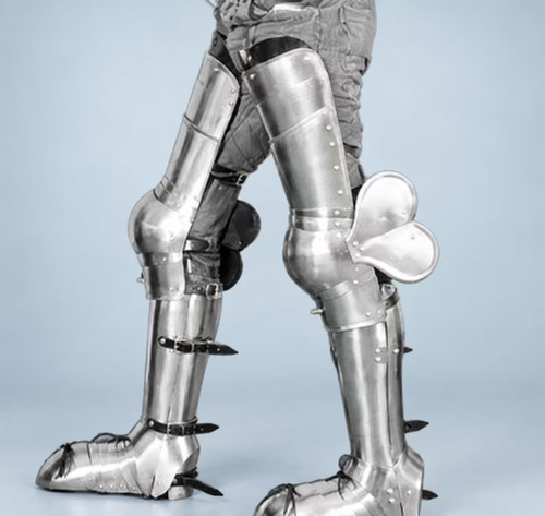 Medieval knight leg armor - knight,