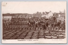RPPC Fraserburgh Packing Herring, Fishing Industry Barrels, Valentine's 1915