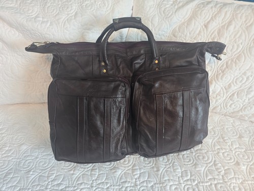 Vintage 100 leather - 100%, burgundy