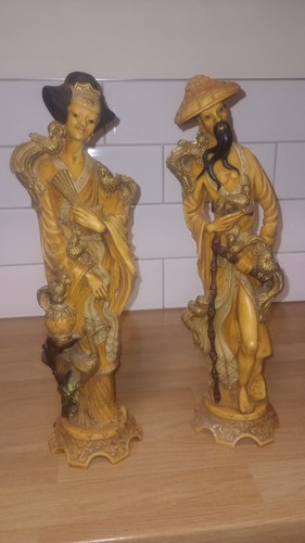 Vintage asian style figurines - vintage,