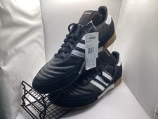 ADIDAS MUNDIAL GOAL ASTRO TURF FOOTBALL BOOTS SIZE 13UK BNWT  Genuine BLACK WHIT