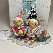 Cherished Teddies limited  "SEGRID, JUSTAF & INGMAR" Christmas theme 1998.