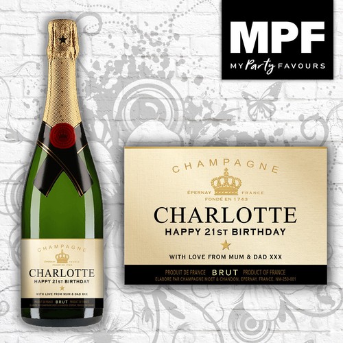 Personalised moet birthday - personalised,
