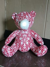 Marks & Spencer Teddy Bear Night Light LED Bed Room Soft Stuffed Toy Sitting10"