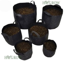 Root Nurse Fabric Pot Black Smart Grow Aeration Container Hydroponics Bag Pouch