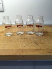 Four Bailey's Irish Cream Mini Milk Bottle Shot Glasses