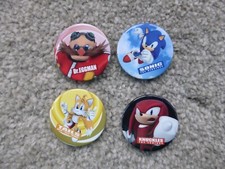 Sonic Knuckles Tails and Dreggmaqn Badges