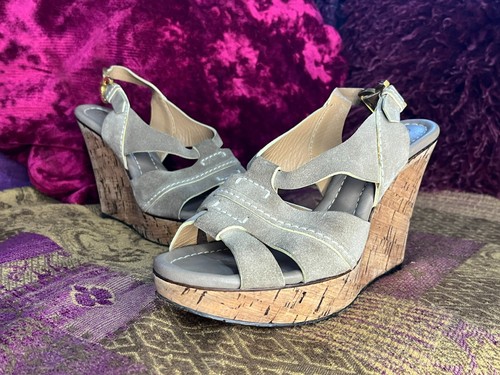 Chloe suede wedge - wedge, sandal