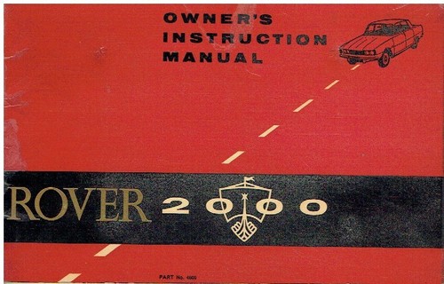 Rover 2000 - p6, sc