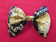 Bow Tie (Clocks Pocket Watch Time Steam Punk) Fancy Dress Accessories